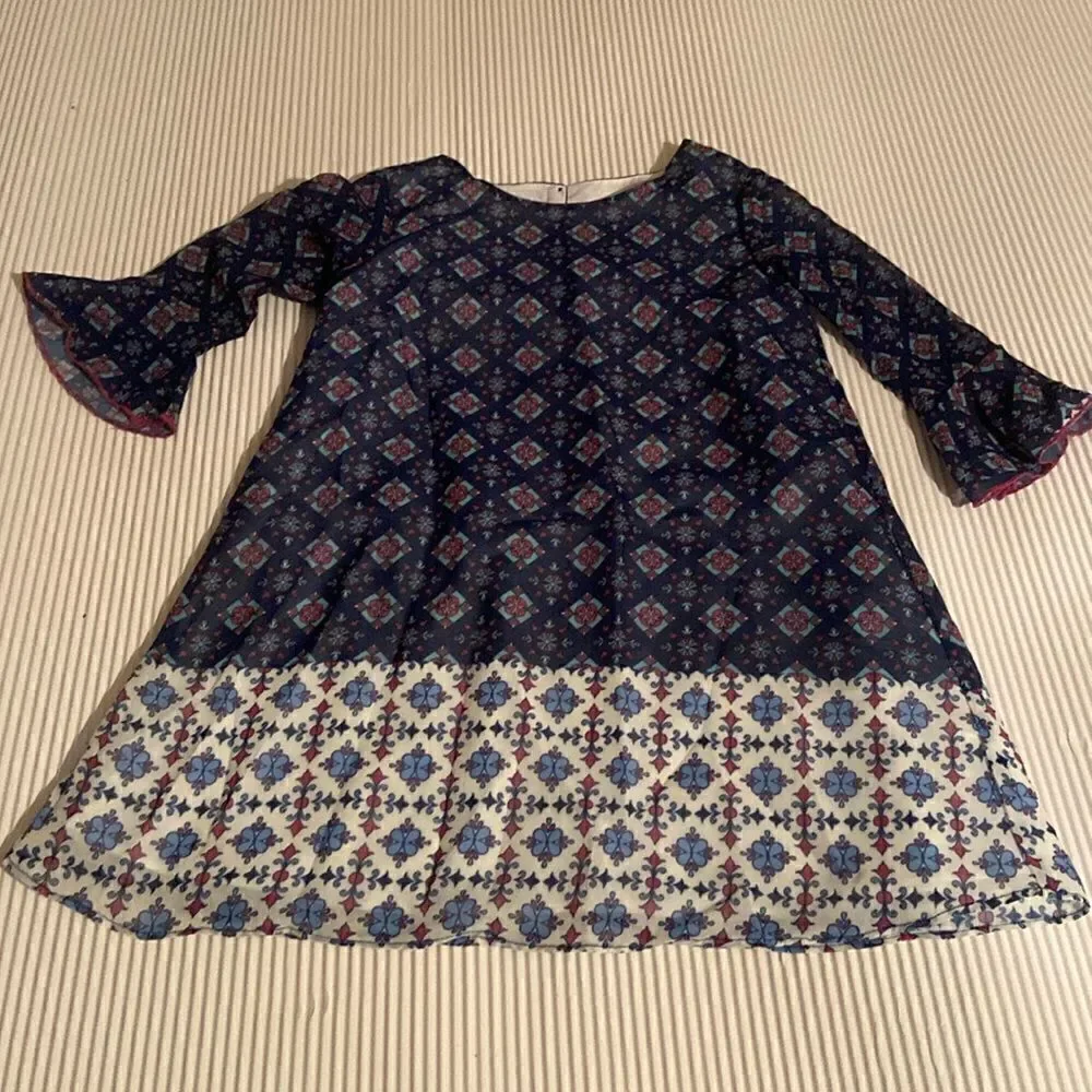 Marmellata girls dress with bell sleeves size 5 - Picture 1 of 7